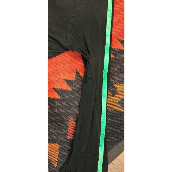 Black Flowy Long-Sleeve Babydoll Top XXL 100% Cotton Womens Boho Style With Scoo - Picture 14 of 16